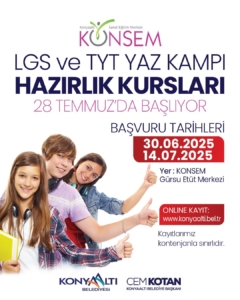 LGS VE TYT HAZIRLIK KURSLARI BAŞLIYOR