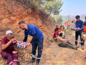 Gazipaşa yangını için Büyükşehir seferber oldu (8)