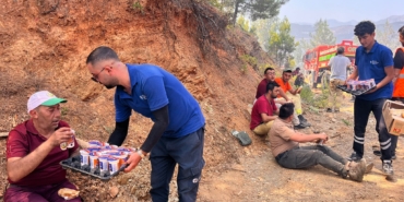 Gazipaşa yangını için Büyükşehir seferber oldu (8)