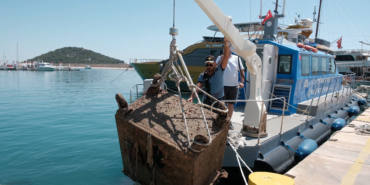 Balıkçı Barınağı’nda deniz dip temizliği yapıldı (8)