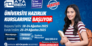 Büyükşehir’in YKS Hazırlık Kursu kayıtları başladı