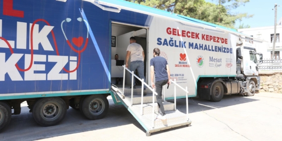 Kepez’in Mobil Sağlık Merkezi’nden Dokumapark’ta kanser taraması 