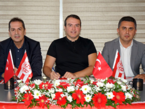 2- Güral Premier Antalyaspor Voleybol İmza (Rıza Perçin, Sami Güral, Mustafa Ergün)