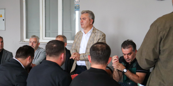 Mustafa Canbey, Karesi’de Esnafla Buluştu