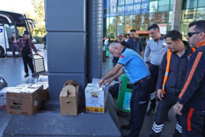 Büyükşehir Zabıtasından terminalde operasyon (2)