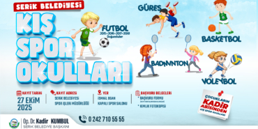 SERİK BELEDİYESİ KIŞ SPOR OKULLARI