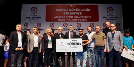 Denizli’den Amatör Kulüplere 9 Milyon TL Destek!