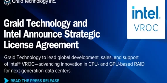 Intel ve Graid, RAID İnovasyonunda Güç Birliği Kurdu