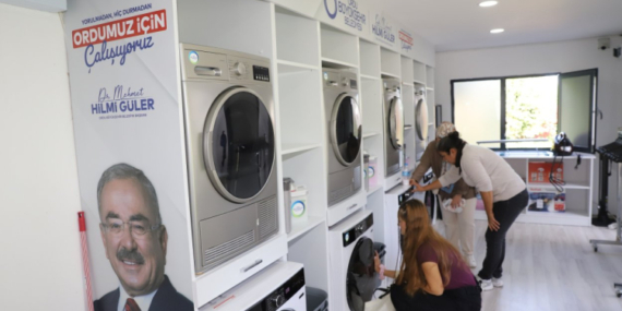 Gençler İçin Ücretsiz Çamaşırhane Hizmeti