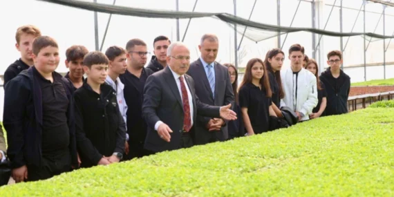 Ordu’da Genç Çiftçiler Serada Eğitim Aldı