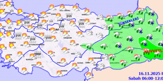 Doğu’da Kuvvetli Yağış Uyarısı: Dikkat!
