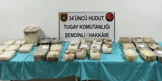 İran Sınırında 81 Kilo Uyuşturucu Ele Geçirildi